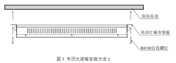 吊頂光源箱的安裝方法2